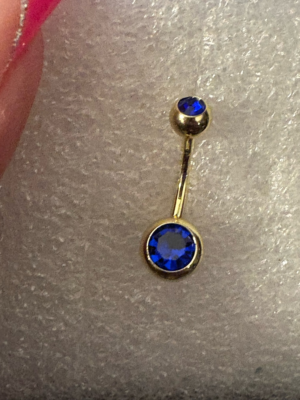 Belly Navel Ring- Stainless Steel In Gold Tone Navel belly Button Ring